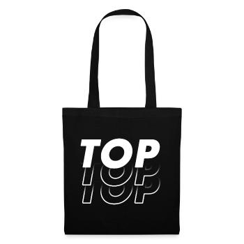 Top! Design for the best at the top! - Tote Bag - black - Front