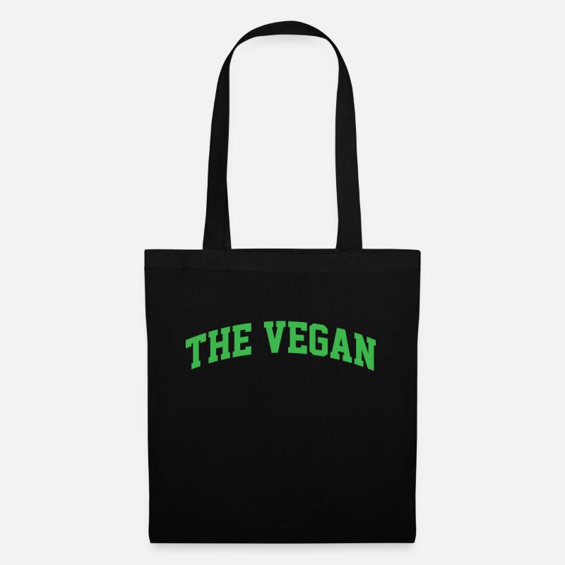 The Vegan - Stoffbeutel - Schwarz