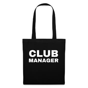 Club Manager - Stoffbeutel - Schwarz - Vorne