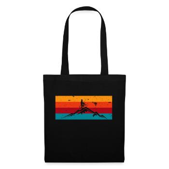 DOWNHILL MOUNTAIN BIKE VINTAGE GIFT - Tote Bag - black - Front