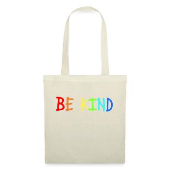 Etre gentil - Sac en tissu - nature - Devant