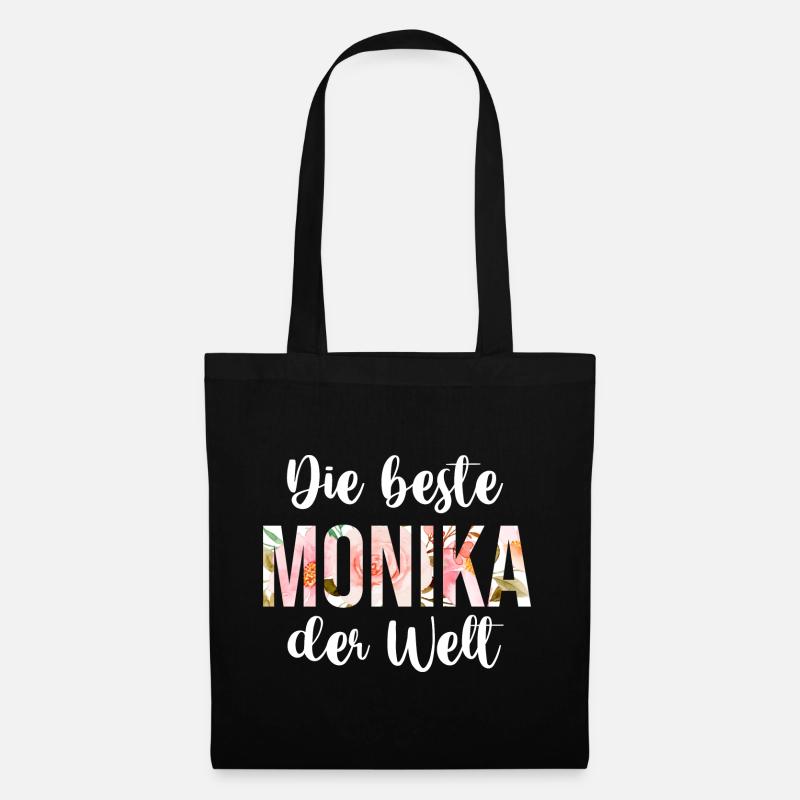 Monika - Stoffbeutel - Schwarz