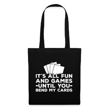 Jeu de cartes à collectionner - Sac en tissu - noir - Devant