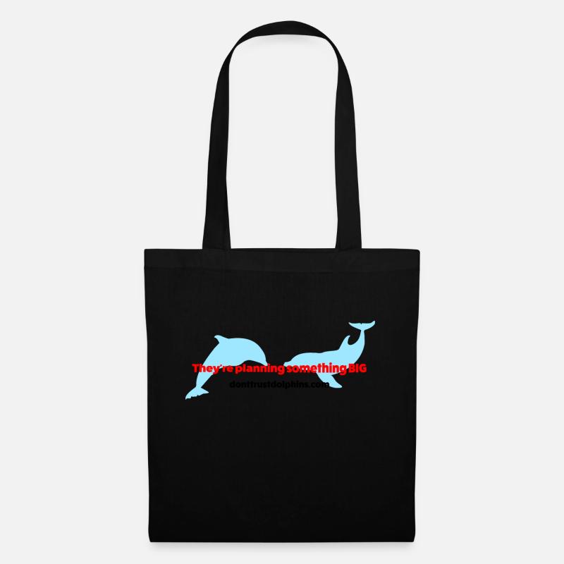Dolphin Conspiracy Theory - Tote Bag - black