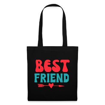 Best Friend - Stoffbeutel - Schwarz - Vorne