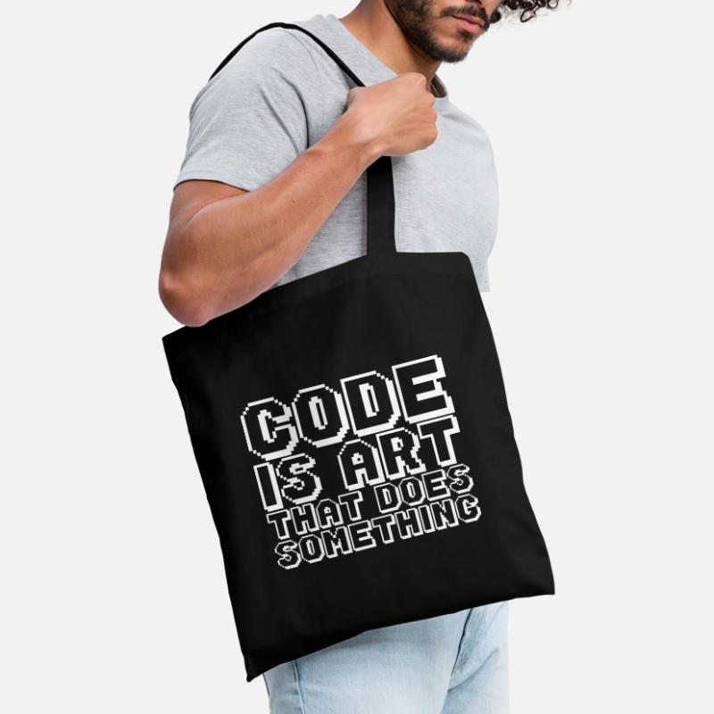 Code Is Art That Does Something Tote Bag
