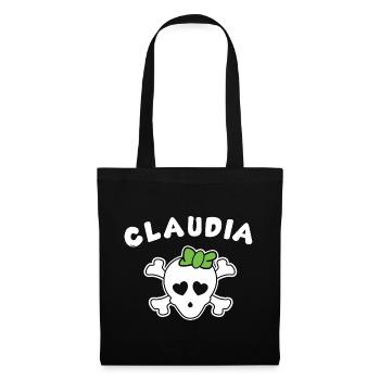 Pirate Claudia Design for Girls and Women - Tote Bag - black - Front