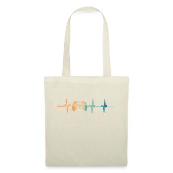 heartbeat game console - Tote Bag - nature - Front