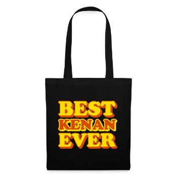Kenan prénom, drôle de cadeau - Sac en tissu - noir - Devant