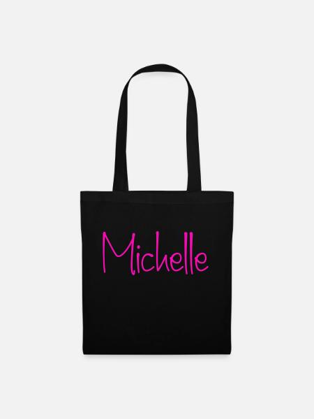 Michelle - Stoffbeutel - Schwarz