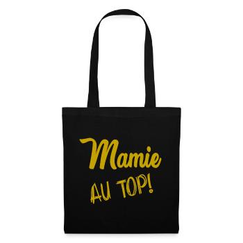 MAMIE - Sac en tissu - noir - Devant