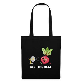 Beet the heat - Beetroot in summer - Tote Bag - black - Front