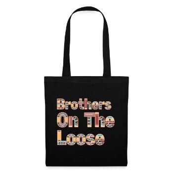 Brothers On The Loose Geschwisterreise - Stoffbeutel - Schwarz - Vorne