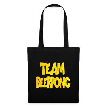 Beer pong - Tote Bag - black - Front