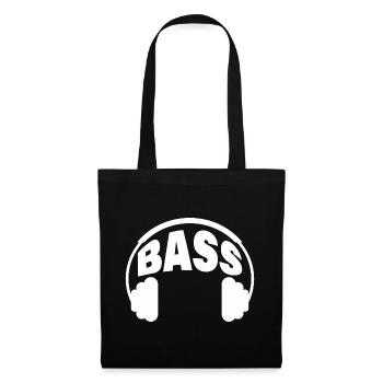 BASSE - Sac en tissu - noir - Devant
