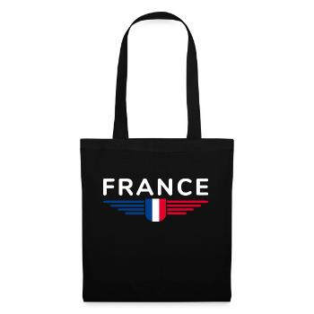 I Love France Elegance Style Design Outfits - Tote Bag - black - Front