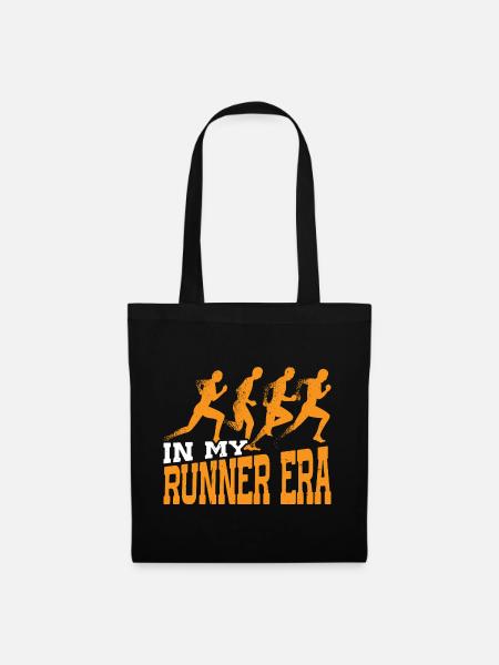 In My Runner Era 7 - Stoffbeutel - Schwarz
