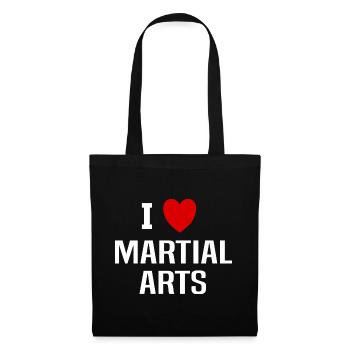 I love martial arts - Tote Bag - black - Front