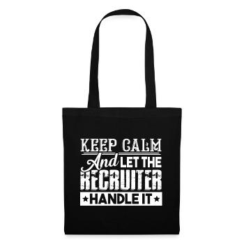 Recruiter Let The Recruiter Handle It - Tote Bag - black - Front