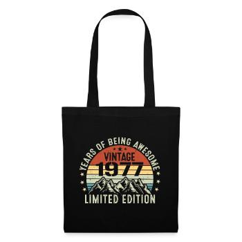 Gift to Celebrate Your Birth Year 1977 - Tote Bag - black - Front