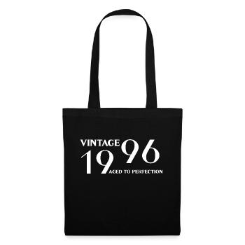 Vintage 1996 aged to perfection - Sac en tissu - noir - Devant