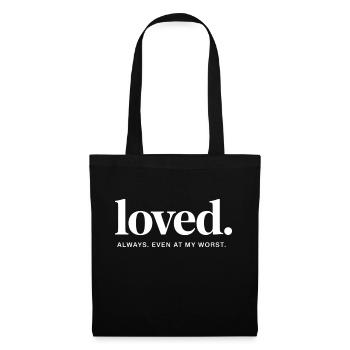 J’ai toujours aimé même le pire des chrétiens - Sac en tissu - noir - Devant