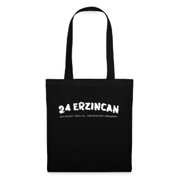24 Erzincan - Stoffbeutel - Schwarz - Vorne