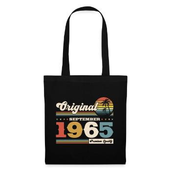 60e anniversaire Original septembre 1965 - Sac en tissu - noir - Devant