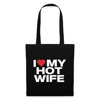 J’aime ma femme sexy - Sac en tissu - noir - Devant