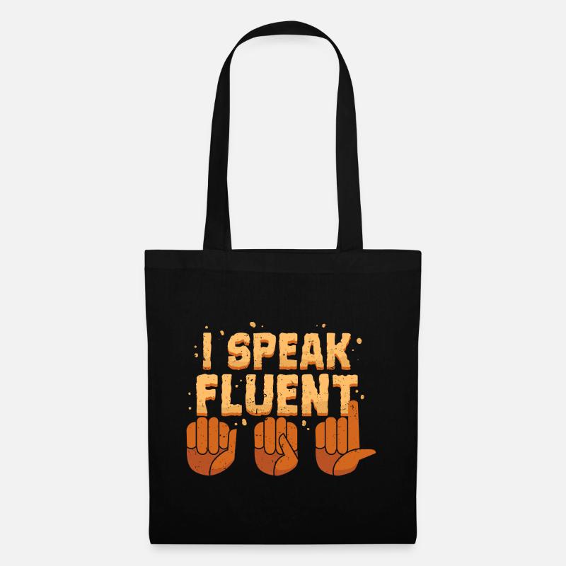 Deaf Deaf Hearing Impairment - Tote Bag - black