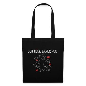 Funny German Bird Saying - Tote Bag - black - Front