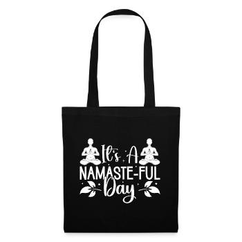 Pilates Enthusiasts It ́s A Namaste-ful Day Pilates - Tote Bag - black - Front