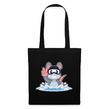 Lunettes de natation pour souris Été - Sac en tissu - noir - Devant