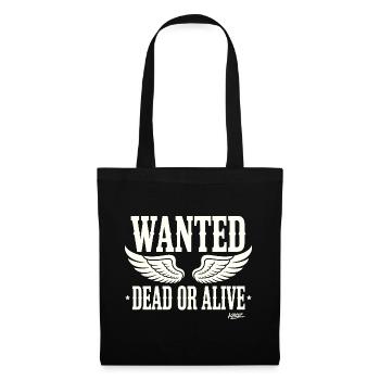 Recherché mort ou vivant avec des ailes - Sac en tissu - noir - Devant