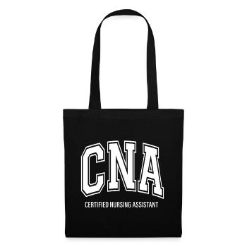 Assistante infirmière certifiée CNA - Sac en tissu - noir - Devant