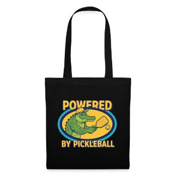 Pickleball propulsé par Joueur drôle de Pickleball - Sac en tissu - noir - Devant