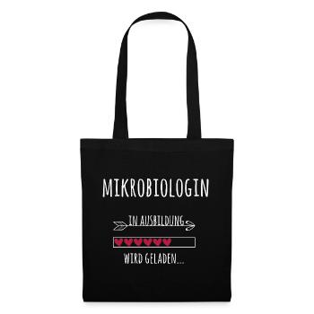 Mikrobiologin Ausbildung Medizinstudium Ärztin - Stoffbeutel - Schwarz - Vorne