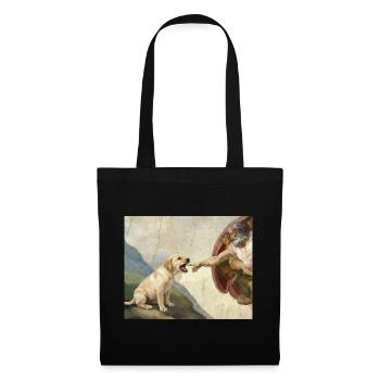 Dog God Hand Labrador Dogs meme - Tote Bag - black - Front