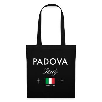 Padua Italy Coordinates Travel Souvenir - Tote Bag - black - Front