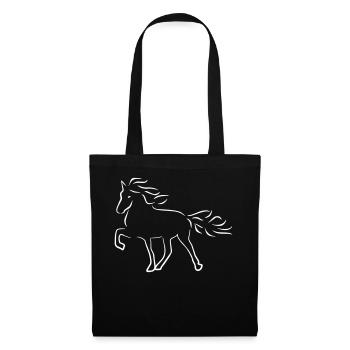 Icelandic horse - Tote Bag - black - Front