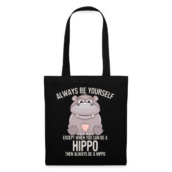 Nield horse Be yourself gift animal Funny joke - Tote Bag - black - Front