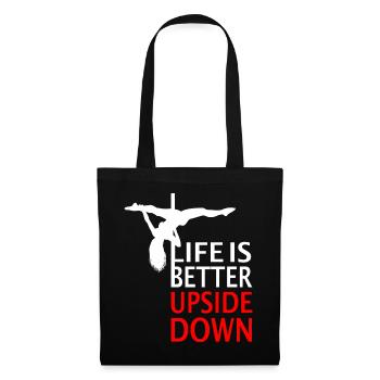 Cadeau de pole dance Poledance X-Pole Poles - Sac en tissu - noir - Devant