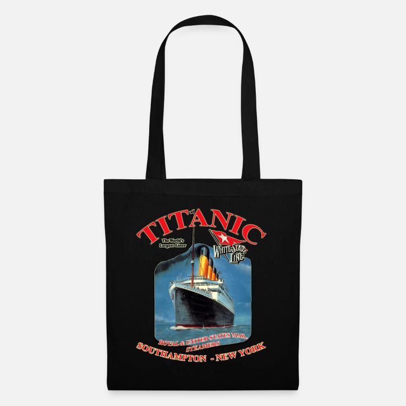 TITANIC NEW YORK KREATION Louis RUNEMBERG © Adagp - Stoffbeutel - Schwarz