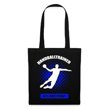 Handballtrainer aus Leidenschaft - Stoffbeutel - Schwarz - Vorne
