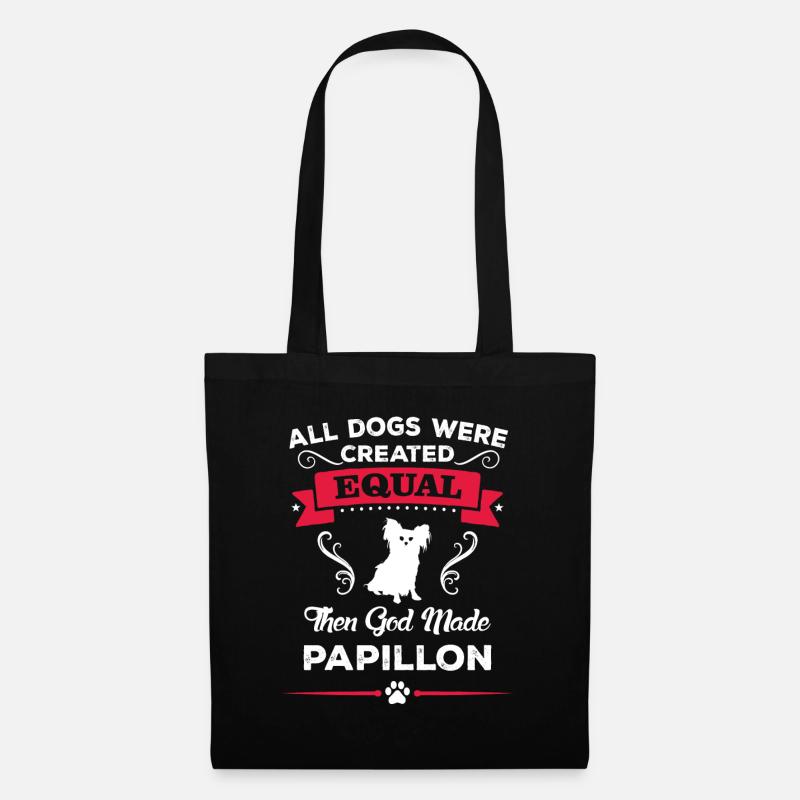 Papillon Lover- Propriétaire papillon - Sac en tissu - noir