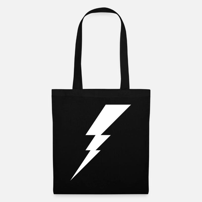 Eclair de tonnerre - Sac en tissu - noir