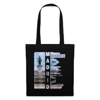 Madrid Spain City Skyline Home Love - Tote Bag - black - Front