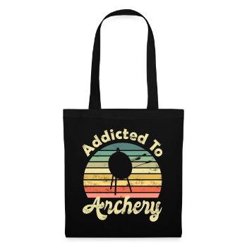 Tir à l’arc Archer Archer Archer - Sac en tissu - noir - Devant