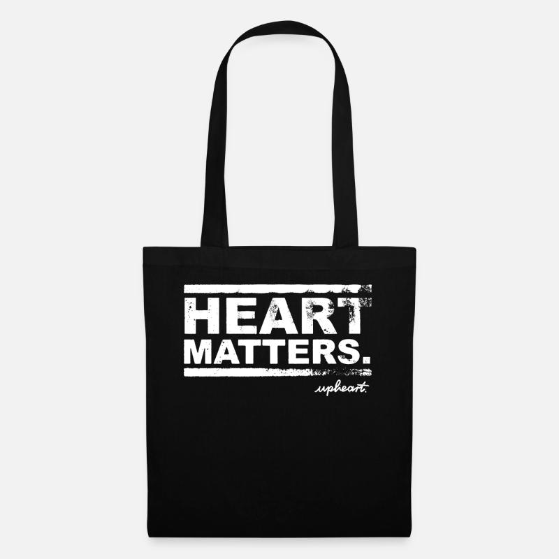 Heart Matters - Stoffbeutel - Schwarz
