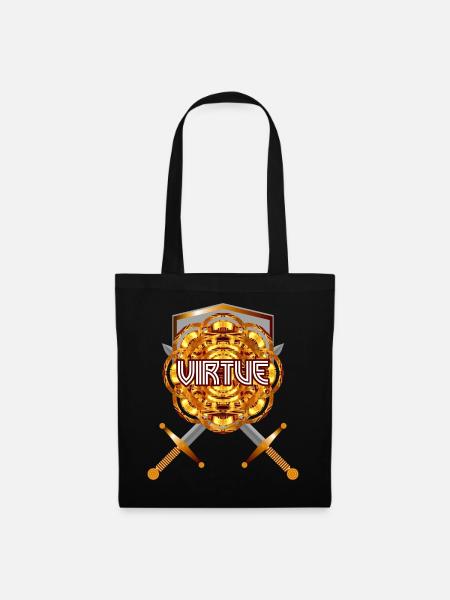 Virtue (Gold) - Tote Bag - black